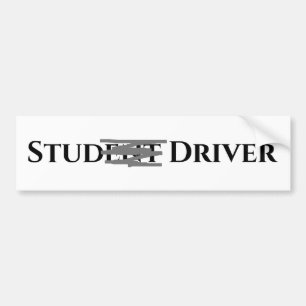Grappige Automobilist in Opleiding Bumpersticker