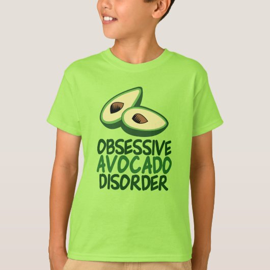 Grappige avocado liefhebber Kinder T-shirt (Voorkant)