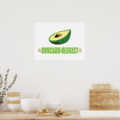 Grappige Avocado Poster (Keuken)