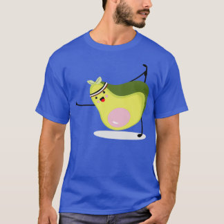grappige avocado yoga's die Zen yoga's simuleren T-shirt