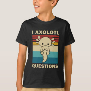 Grappige Axolotl I Axolotl Vragen - Axolotl Kinder T-shirt