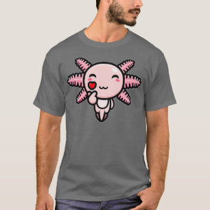 grappige axolotl liefde t-shirt