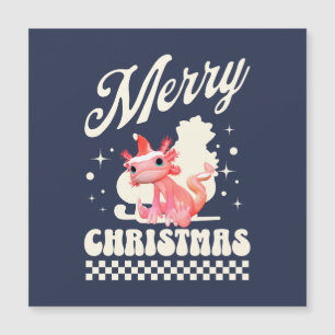 Grappige Axolotl Prettig Kerstfeest