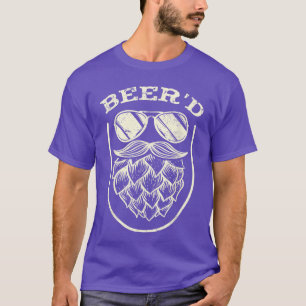 Grappige Baard Bier Hoppen Ambachtelijke Bier Drin T-shirt