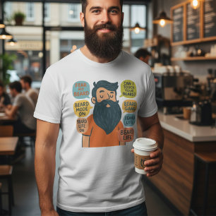 Grappige baard liefhebber t-shirt