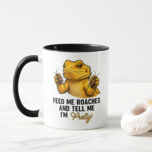 Grappige Baardagaam Liefhebber Reptiel Eigenaar Ka Mok