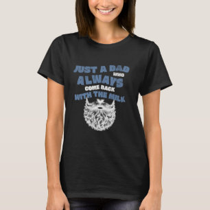 Grappige baarden gewoon een vader die altijd terug t-shirt