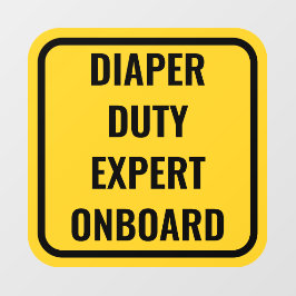 Grappige Baby aan boord Alternative Car Window Dec Raamsticker