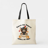 Grappige Baby Bat Tote Bag (Achterkant)