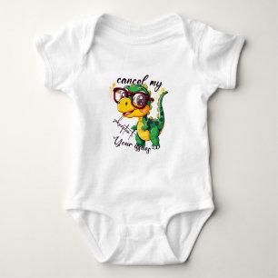 Grappige Baby Bodysuit - "Annuleer mijn abonnement