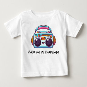 Grappige Baby DJ in Training Shirt