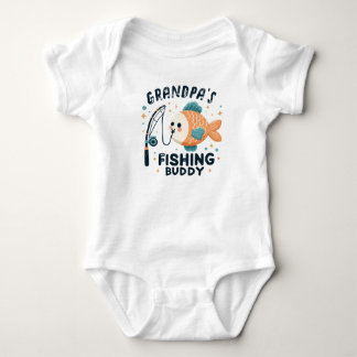 Grappige Baby Fish | Opa's Gevist Buddy Baby Romper