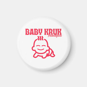 Grappige Baby Kruk Philadelphia Premium Magneet