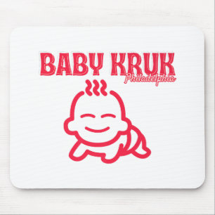 Grappige Baby Kruk Philadelphia Premium Muismat