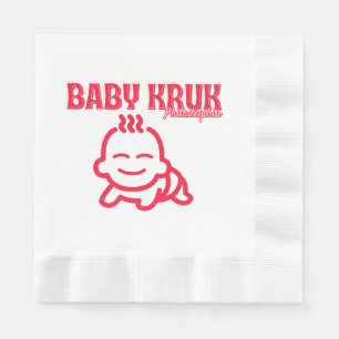 Grappige Baby Kruk Philadelphia Premium Servet