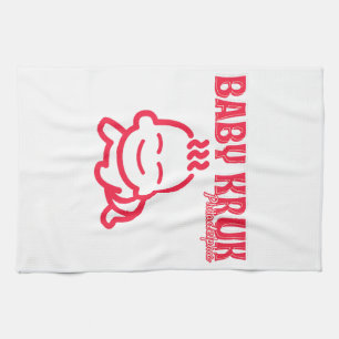 Grappige Baby Kruk Philadelphia Premium Theedoek