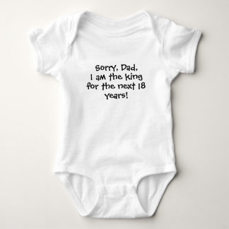 Grappige Baby-outfit - "Sorry, pap ... ik ben nu d Romper