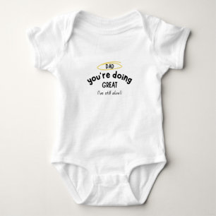 Grappige Baby-outfit voor papa's eerste vaderdag Romper