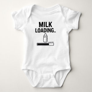 Grappige Baby overall- "Melk laden... wacht alsjeb Romper