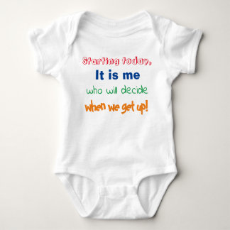 grappige baby quote bodysuit