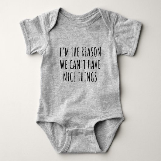 Grappige Baby Shirt pasgeboren kleding (Voorkant)
