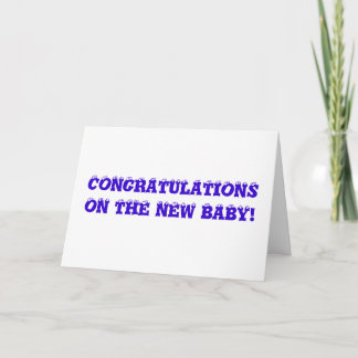 Grappige Baby Shower Kaart - Felicitaties + Postbo