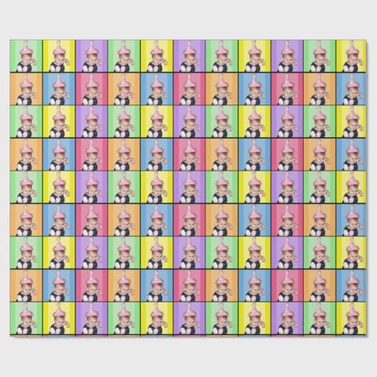 Grappige baby verpakkingspapier cadeaupapier (Vlak)