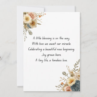 Grappige babyshower feest uitnodiging template