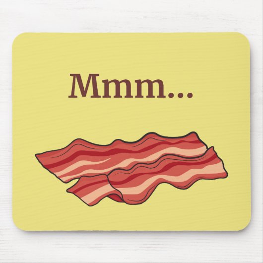 Grappige bacon muismat (Voorkant)