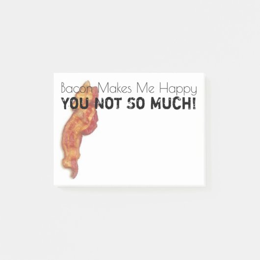Grappige Bacon Post-it® Notes (Voorkant)