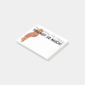 Grappige Bacon Post-it® Notes (Schuin)