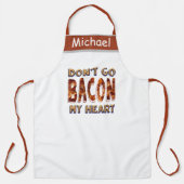Grappige Bacon Quotes, Gezegden Print Humor Schort (Voorkant)