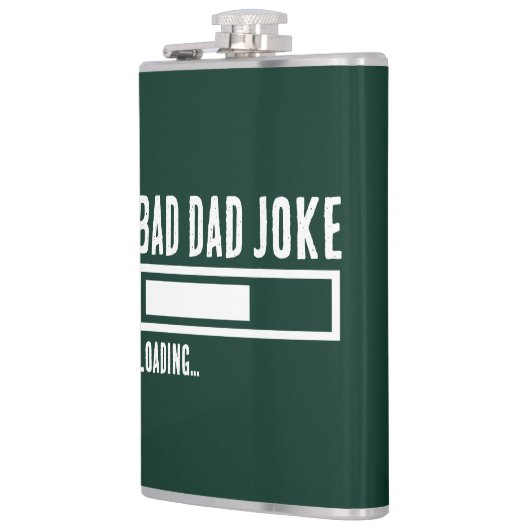 Grappige Bad Dad Joke Loading Heupfles (Links)