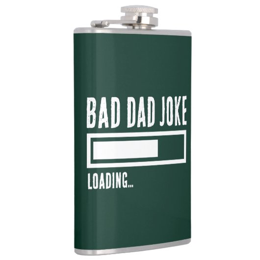 Grappige Bad Dad Joke Loading Heupfles (Rechts)