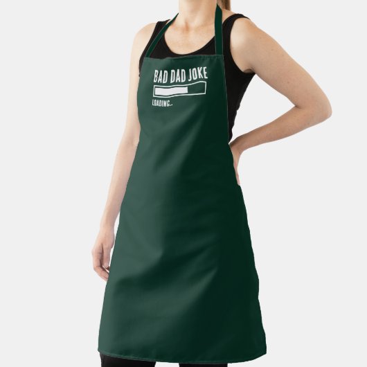 Grappige Bad Dad Joke Loading Schort (Insitu)