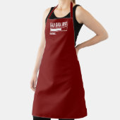 Grappige Bad Dad Joke Loading Schort (Insitu)