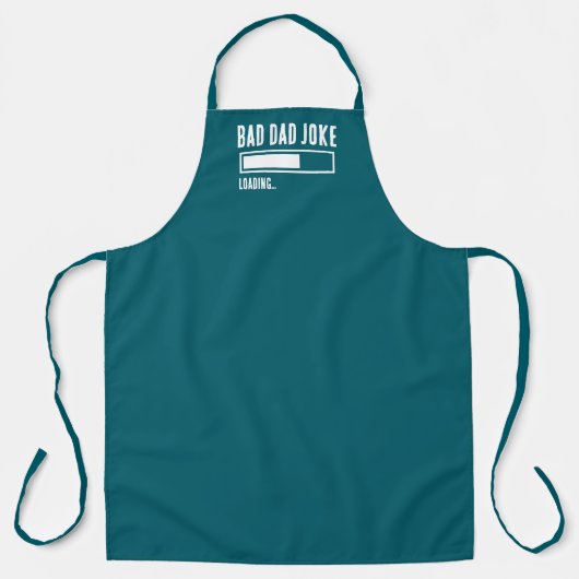 Grappige Bad Dad Joke Loading Schort (Voorkant)