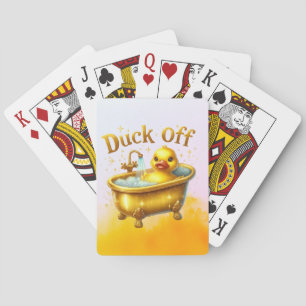 Grappige Bad Eend Pokerkaarten