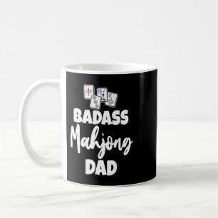 Grappige Badass Mohjong Papa Tee Shirts Vrouwen Sp Koffiemok
