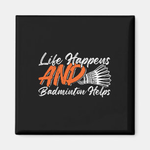 Grappige Badminton Humor Smash Shuttle Birdie Spor Magneet