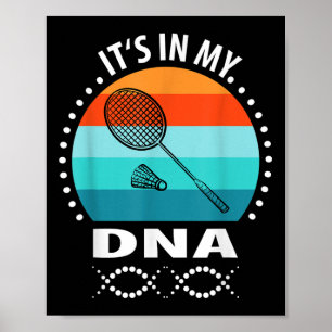 Grappige  Badminton Shuttle Badminton Player S Poster