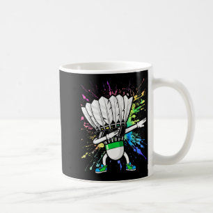 Grappige Badminton Speler Kinderen Jongens Mannen  Koffiemok
