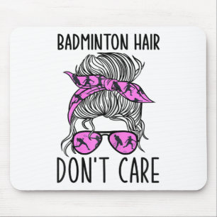 Grappige badmintonspeler en minnaar - Shuttle Badm Muismat