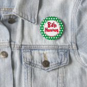 Grappige Bah Humbug Kerst Knop Speld Ronde Button 5,7 Cm (In situ)