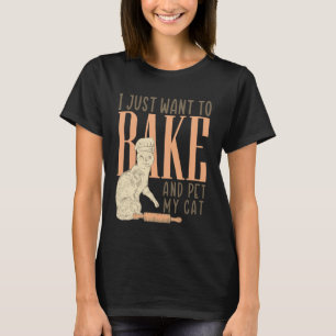 Grappige Bakkat Cake Brood Banketbakker Gebak Chef T-shirt