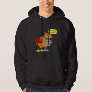 Grappige Bakkat: Taak Mislukt met Succes Sticker Hoodie