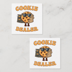 Grappige bakker van koekjes informatiekaartje