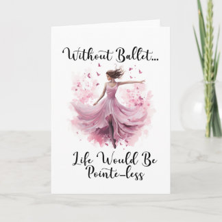 Grappige Ballet  Kaart