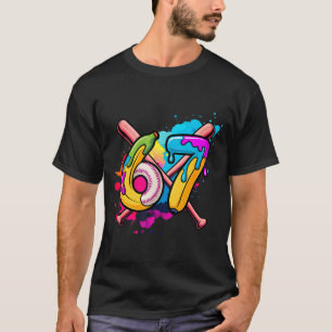 Grappige Banaan Honkbal 67 Ijs Drip Meme T-shirt