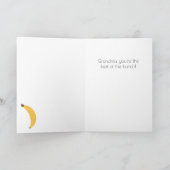 Grappige banaan Moederdag Kaart (Binnen)